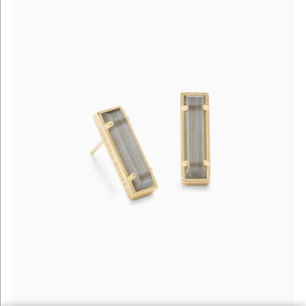 Kendra Scott Lady Gold Stud Earrings.